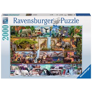 Ravensburger (16652) - Aimee Stewart: "Amazing Animal Kingdom" - 2000 pieces puzzle