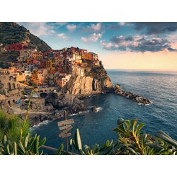 Ravensburger (16227) - "View of Cinque Terre, Italy" - 1500 pieces puzzle