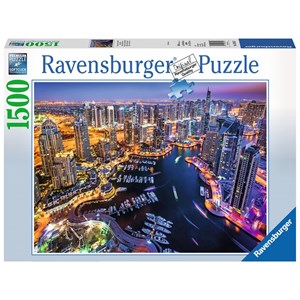 Ravensburger (16355) - "Dubai Marina" - 1500 pieces puzzle