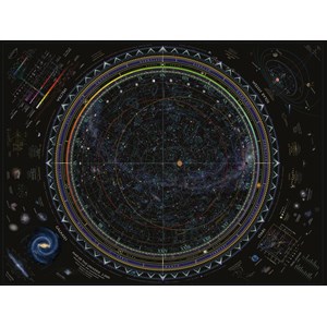 Ravensburger (16213) - "Map of the Universe" - 1500 pieces puzzle