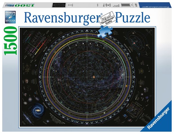 Ravensburger (16213) - "Map of the Universe" - 1500 pieces puzzle