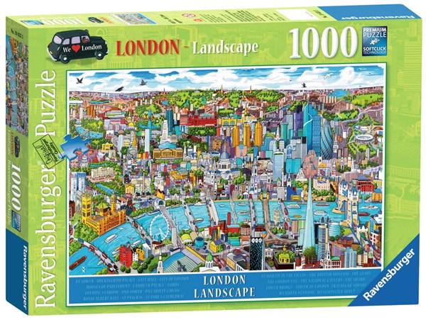 Ravensburger (19035) - "London, Landscape" - 1000 pieces puzzle