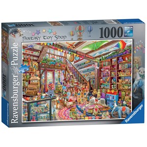 Ravensburger (13983) - "The Fantasy Toy Shop" - 1000 pieces puzzle