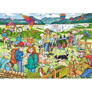 Ravensburger (19436) - "The Country Park" - 1000 pieces puzzle