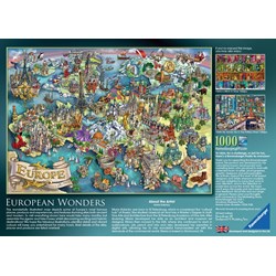 Ravensburger (19717) - "European Wonders" - 1000 pieces puzzle