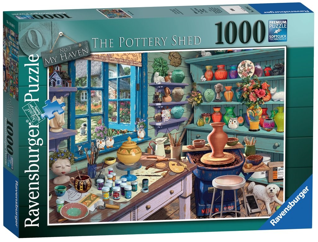Puzzles Jigsaw Ravensburger 19698 My Haven No 3 The Pottery Shed 1000