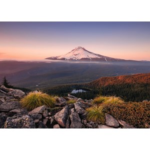 Ravensburger (15157) - "Mount Hood, Oregon, USA" - 1000 pieces puzzle