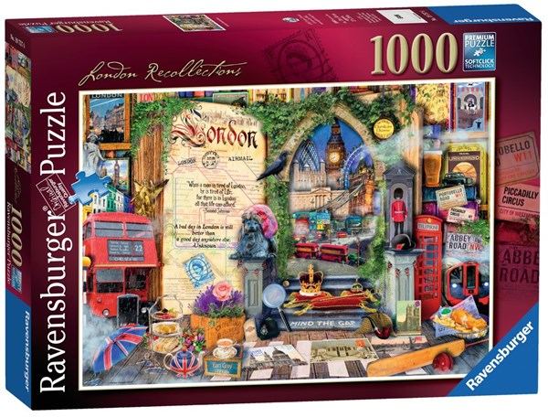 Ravensburger (19757) - "London Recollections" - 1000 pieces puzzle