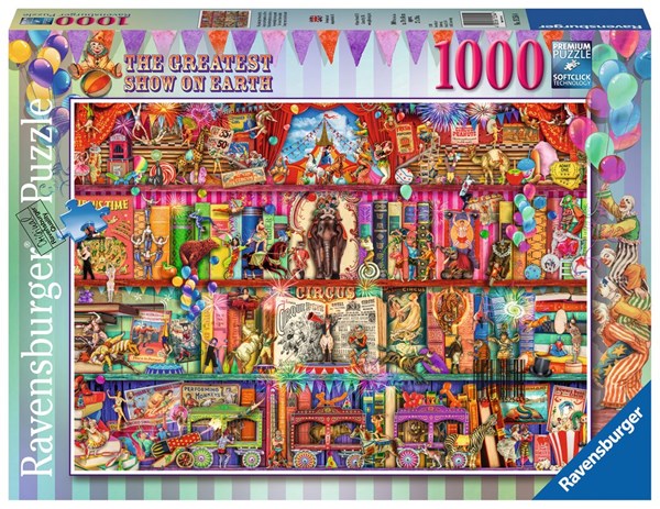 Ravensburger (15254) - "The Greatest Show on Earth" - 1000 pieces puzzle