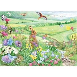 Ravensburger (15176) - Anne Searle: "Walking World, South Downs" - 1000 pieces puzzle