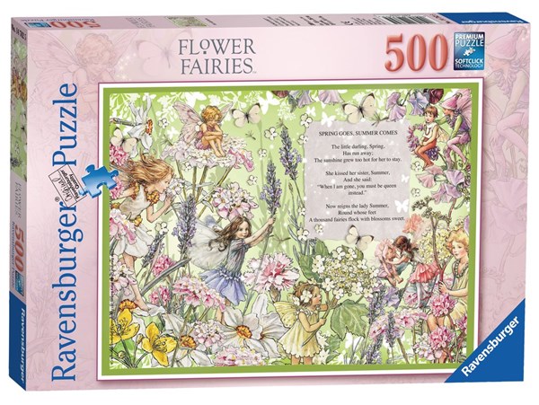 Ravensburger (14762) - "Flower Fairies" - 500 pieces puzzle