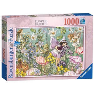 Ravensburger (19749) - "Flower Fairies" - 1000 pieces puzzle