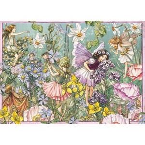 Ravensburger (19749) - "Flower Fairies" - 1000 pieces puzzle