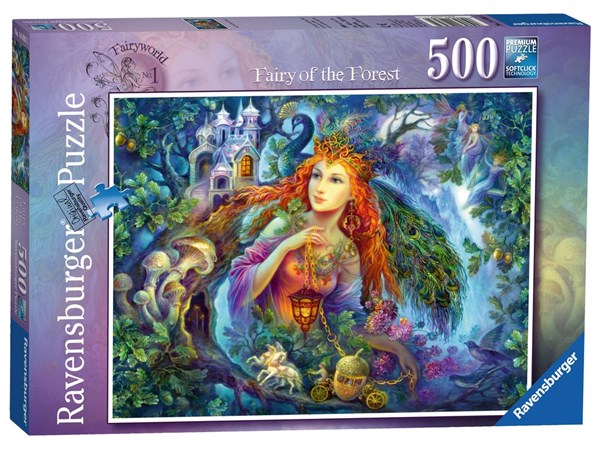 Ravensburger (14693) - "Fairy World No.1, Fairy of the Forest" - 500 pieces puzzle