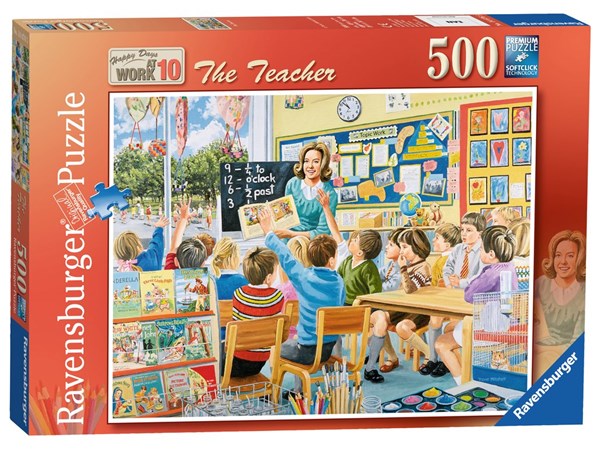 Ravensburger (14676) - "Happy Days at Work, The Teacher" - 500 pieces puzzle