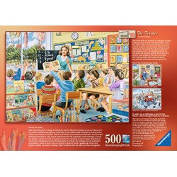 Ravensburger (14676) - "Happy Days at Work, The Teacher" - 500 pieces puzzle
