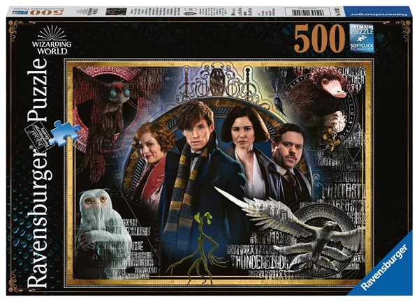Ravensburger (14820) - "Fantastic Beasts, The Crimes of Grindelwaldr" - 500 pieces puzzle