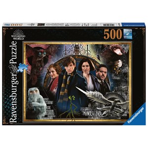 Ravensburger (14820) - "Fantastic Beasts, The Crimes of Grindelwaldr" - 500 pieces puzzle