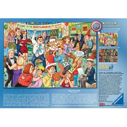 Ravensburger (19769) - Geoffrey Tristram: "Office Christmas Party" - 1000 pieces puzzle