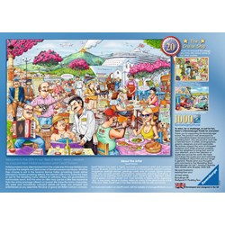 Ravensburger (19820) - Geoffrey Tristram: "The Cruise Ship" - 1000 pieces puzzle