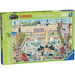 Ravensburger (14546) - "Trafalgar Square" - 500 pieces puzzle