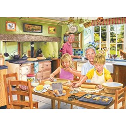 Ravensburger (14072) - "Day with Grandma and Grandpa" - 500 pieces puzzle