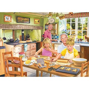 Ravensburger (14072) - "Day with Grandma and Grandpa" - 500 pieces puzzle