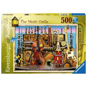 Ravensburger (14779) - Colin Thompson: "The Music Castle" - 500 pieces puzzle