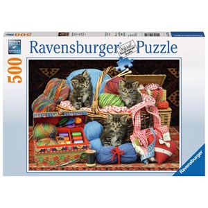 Ravensburger (14785) - "Knitter's Delight" - 500 pieces puzzle