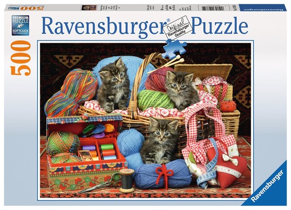 Ravensburger (14785) - "Knitter's Delight" - 500 pieces puzzle