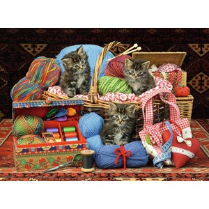 Ravensburger (14785) - "Knitter's Delight" - 500 pieces puzzle