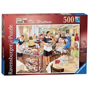 Ravensburger (14818) - Trevor Mitchell: "The Waitress" - 500 pieces puzzle