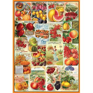Eurographics (6000-0818) - "Fruits, Seed Catalogue Collection" - 1000 pieces puzzle