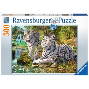 Ravensburger (14793) - "White Tigers" - 500 pieces puzzle