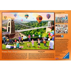 Ravensburger (19654) - Kevin Walsh: "Bristol" - 1000 pieces puzzle