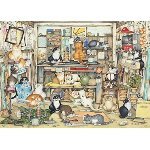 Ravensburger (19852) - Linda Jane Smith: "Dad's Shed" - 1000 pieces puzzle