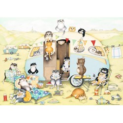 Ravensburger (19588) - Linda Jane Smith: "The Caravan" - 1000 pieces puzzle