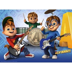 Ravensburger (10712) - "Alvin & the Chipmunks" - 100 pieces puzzle
