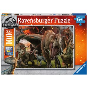 Ravensburger (10915) - "Jurassic World Fallen Kingdom" - 100 pieces puzzle