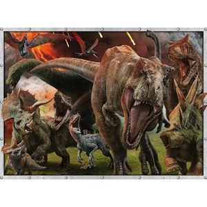 Ravensburger (10915) - "Jurassic World Fallen Kingdom" - 100 pieces puzzle