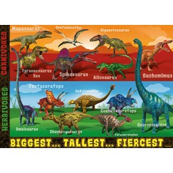 Ravensburger (05516) - "Extreme Dinosaurs" - 60 pieces puzzle