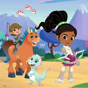 Ravensburger (08056) - "Nella the Princess Knight" - 49 pieces puzzle