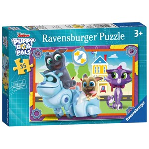 Ravensburger (08673) - "Puppy Dog Pals" - 35 pieces puzzle