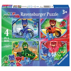 Ravensburger (06974) - "PJ Masks" - 12 16 20 24 pieces puzzle