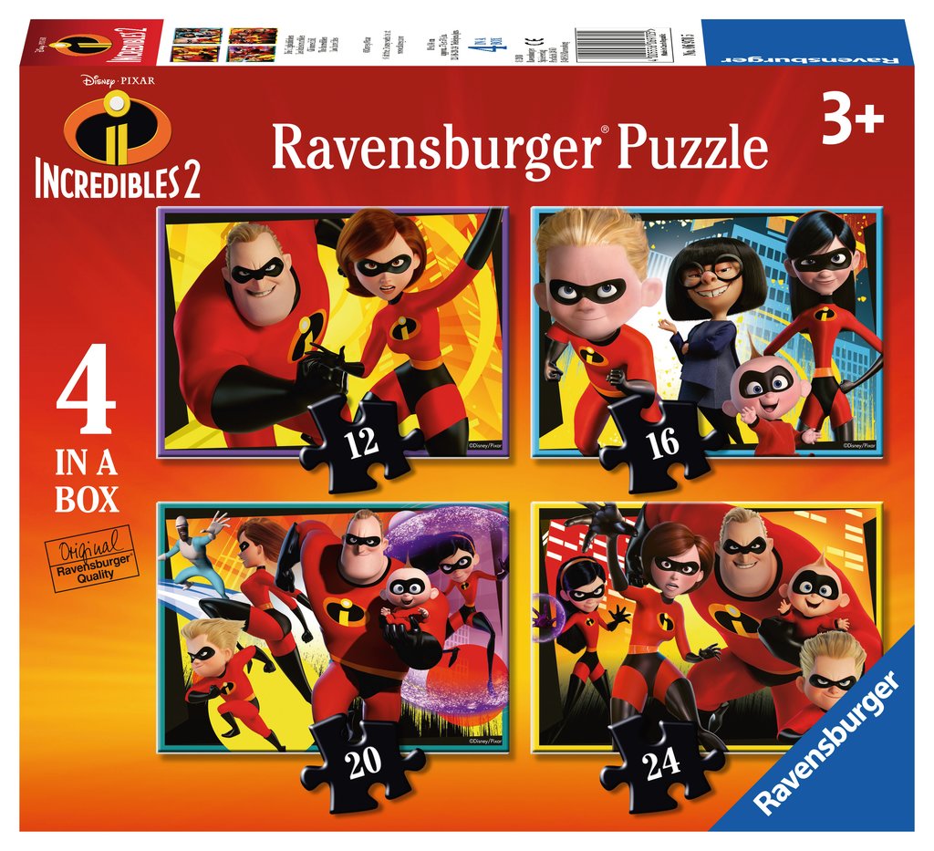Disney Pixar Incredibles 2 Tower Puzzle Grand Puzzle 24 Pieces 