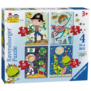 Ravensburger (06902) - "Boys" - 12 16 20 24 pieces puzzle