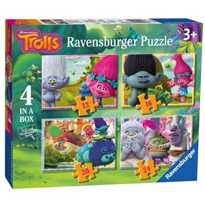 Ravensburger (06972) - "Trolls" - 12 16 20 24 pieces puzzle