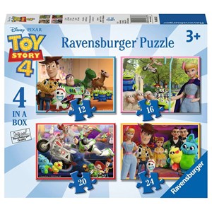 Ravensburger (06833) - "Toy Story 4" - 12 16 20 24 pieces puzzle