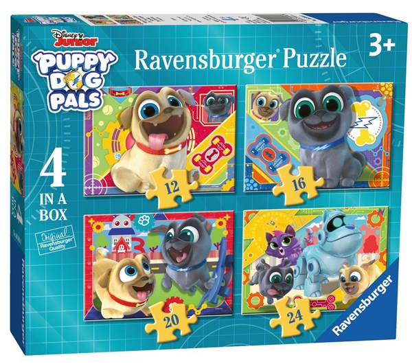 Ravensburger (06988) - "Puppy Dog Pals" - 12 16 20 24 pieces puzzle