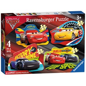 Ravensburger (06891) - "Cars 3" - 10 12 14 16 pieces puzzle